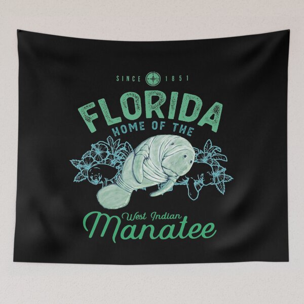 Item preview, Florida Home Of The West Indian Manatee designed and sold by MarkusShirts.