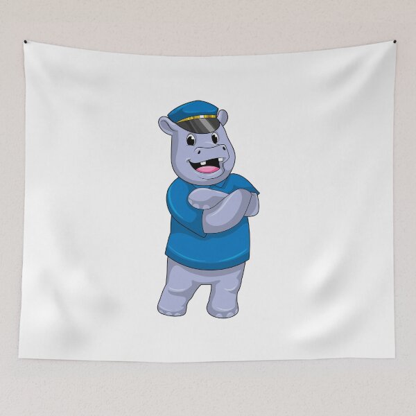 Item preview, Hippo Cop Police hat Police designed and sold by Snabdesign84.