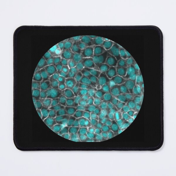 Item preview, Membranes and nuclei - icy blue silver designed and sold by ArtByScience.