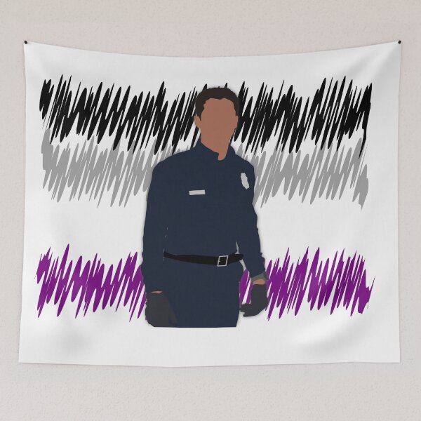 Item preview, Ravi Panikkar Asexual Pride Cutout designed and sold by sadieyuki.