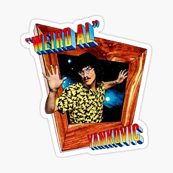 &ldquo;Weird Al Yankovic&rdquo; Sticker for Sale by shopCSI | Redbubble