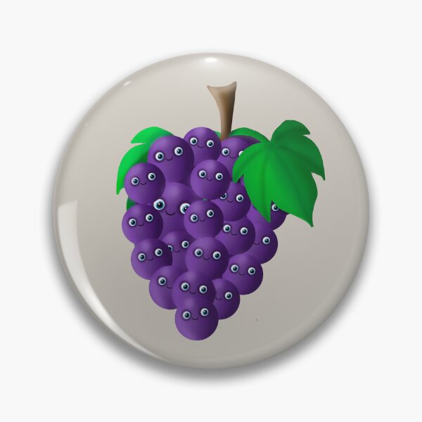 Item preview, Grapes with Agreeable Grey Background designed and sold by FlippinTurtles.