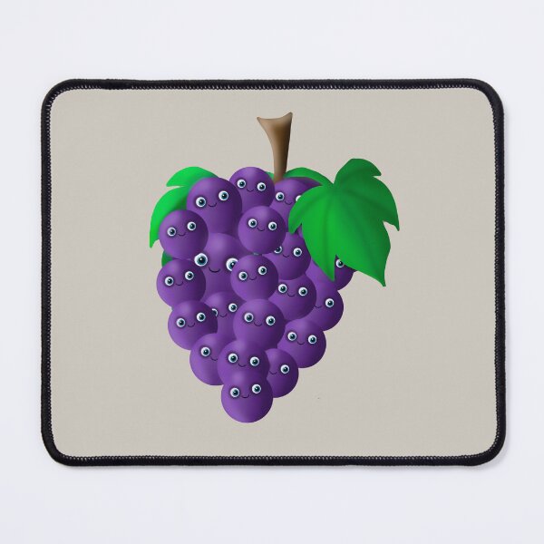 Item preview, Grapes with Agreeable Grey Background designed and sold by FlippinTurtles.