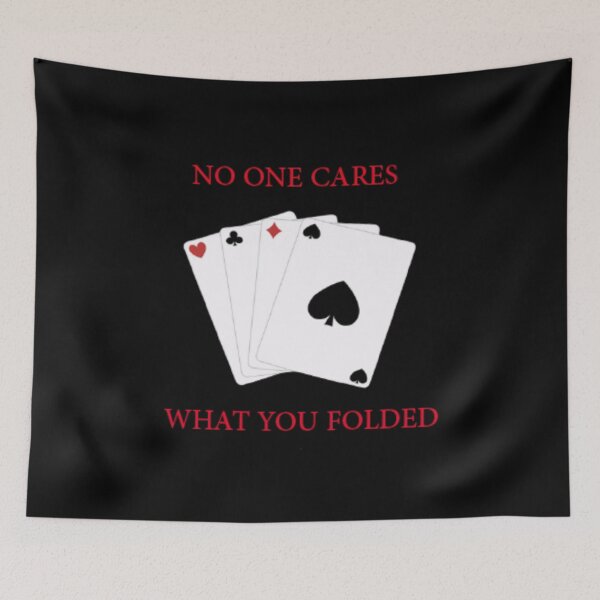Item preview, NO ONE CARES WHAT YOU FOLDED designed and sold by SHOPBYLM.