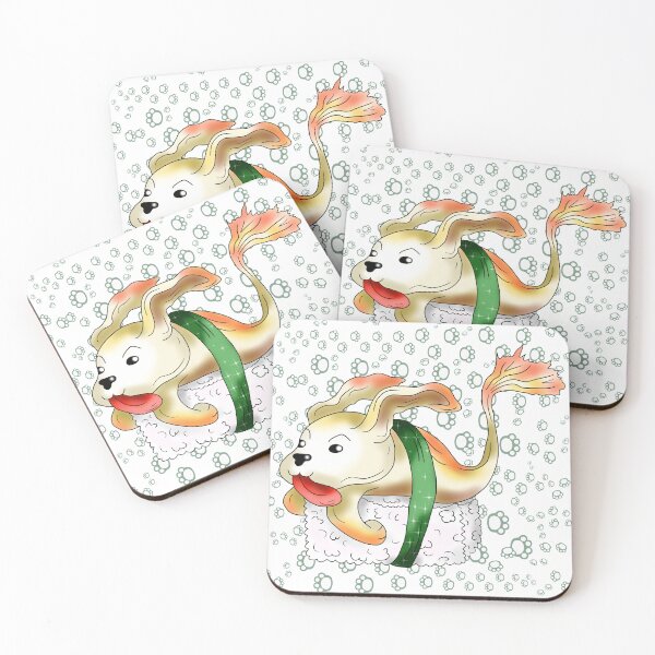 Item preview, kawaii dogfish sushi designed and sold by CuisineCat.