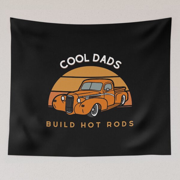 Item preview, Cool Dads Build Hot Rods - Retro designed and sold by Pixelish.