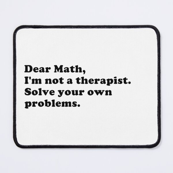 Item preview, Dear Math... designed and sold by Finley Marshall.