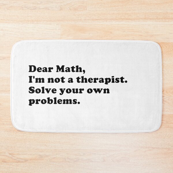 Item preview, Dear Math... designed and sold by Finley Marshall.