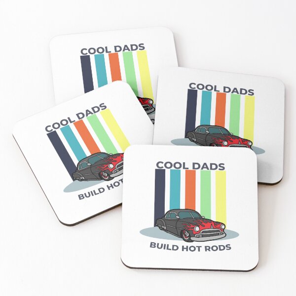 Item preview, Cool Dads Build Hot Rods - Retro designed and sold by Pixelish.