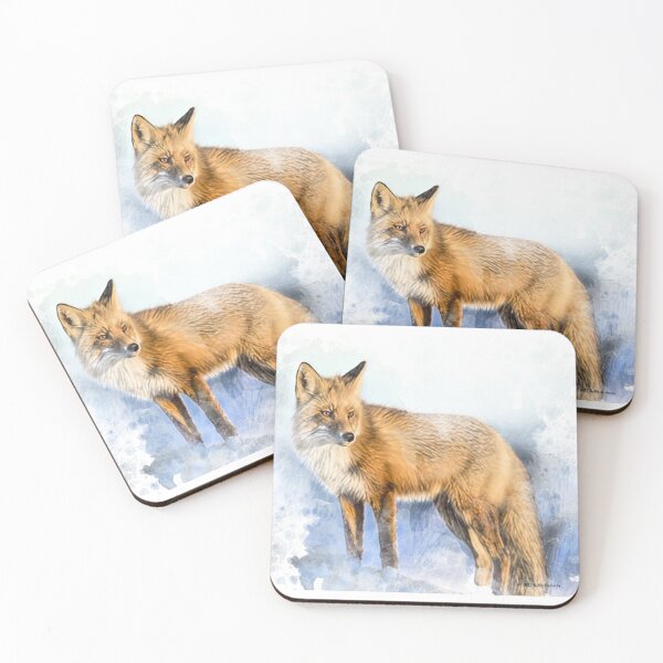 Artikelvorschau, Fuchs im Schnee entworfen und verkauft von MystAvalon.