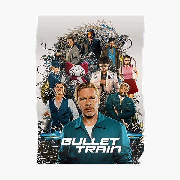 "Bullet Train Movie" Poster for Sale by Roxal | Redbubble