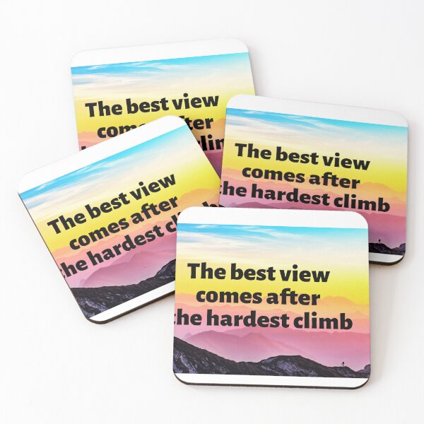 Item preview, The Best View Comes After The Hardest Climb designed and sold by Xylersie.