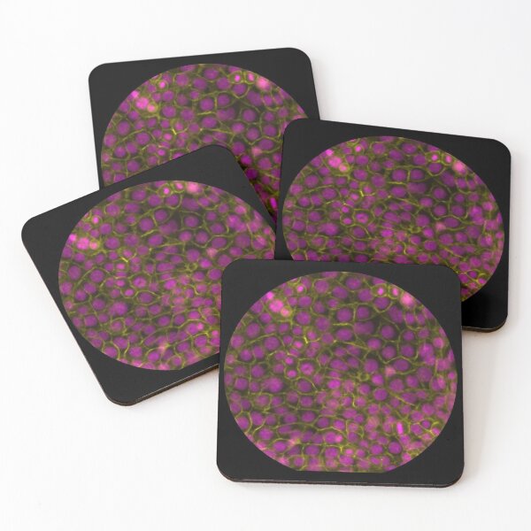 Item preview, Membranes and nuclei - magenta and gold designed and sold by ArtByScience.