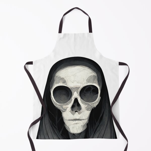 Item preview, Hooded skull portrait designed and sold by MadSwellDesigns.