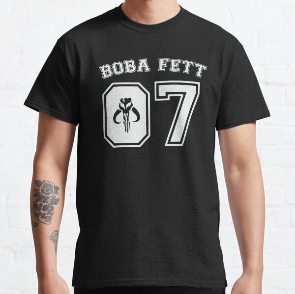 Vista previa del artículo con la obra «Boba Fett College Bounty Hunter», diseñado y vendido por Rogue507.