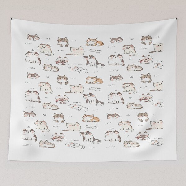 Item preview, cats illustration designed and sold by MaAfonso.