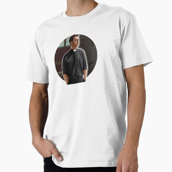 Vista previa del artículo con la obra «Celebrando los íconos - Andrew Scott The Sexy Priest de Fleabag», diseñado y vendido por Martynwithay.