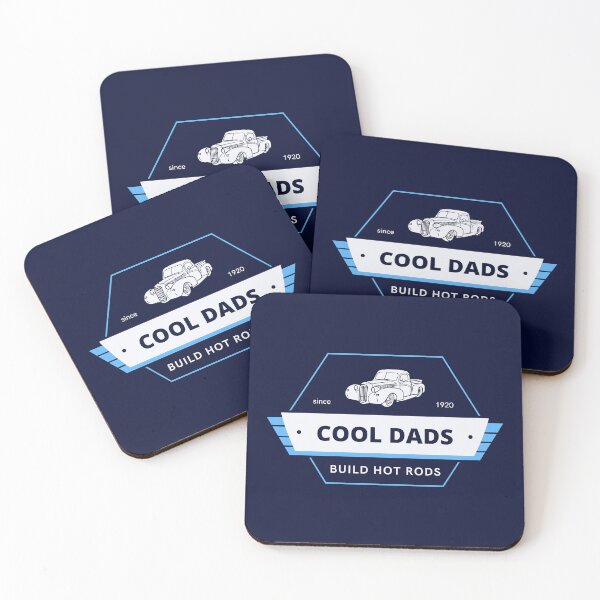 Item preview, Cool Dads Build Hot Rods - Retro designed and sold by Pixelish.