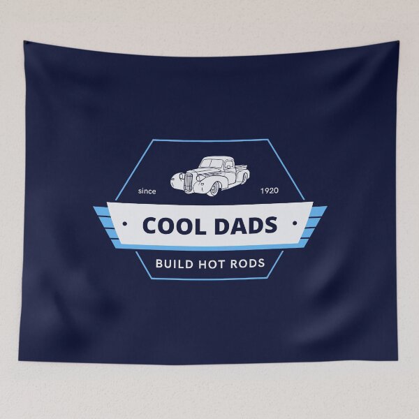 Item preview, Cool Dads Build Hot Rods - Retro designed and sold by Pixelish.