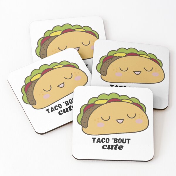 Item preview, Taco 'Bout Cute Taco Food Sticker Colorful Cartoon Food designed and sold by BlueMoonBarn.