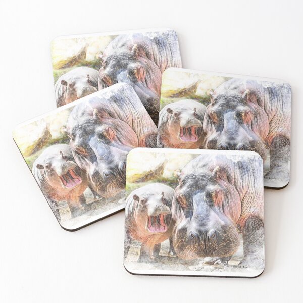 Item preview, Hippo Family designed and sold by MystAvalon.