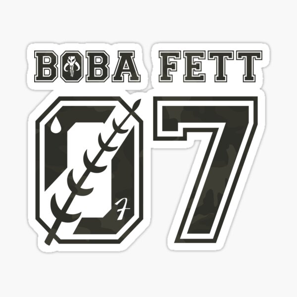 Vista previa del artículo con la obra «Boba Fett College Bounty Hunter Camo», diseñado y vendido por Rogue507.