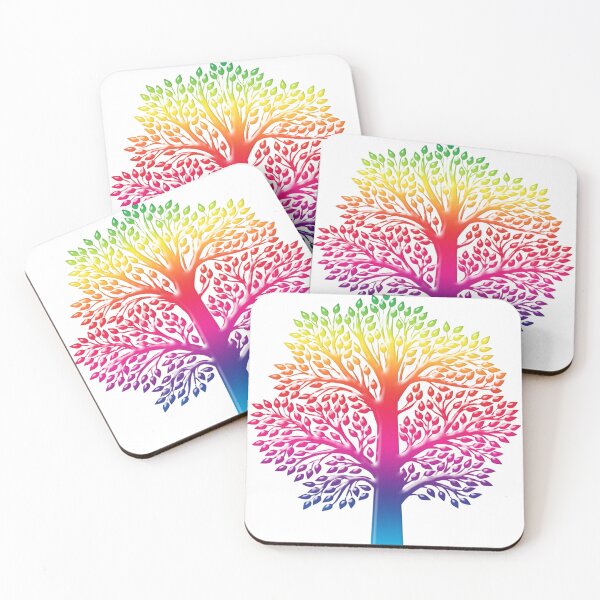 Item preview, Rainbow Tree Sticker Design designed and sold by BlueMoonBarn.