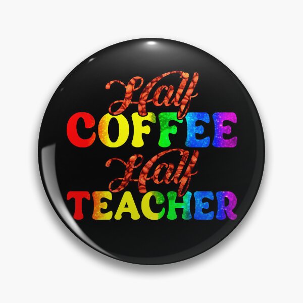 Artikelvorschau, Erster Schultag, halber Kaffee, halber Lehrer, cooler Lehrer entworfen und verkauft von Spunitywear.