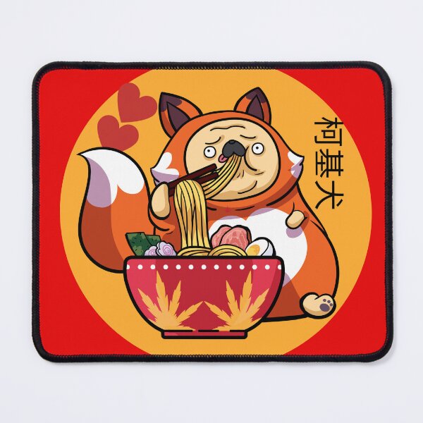 Item preview, funny corgi eating ramen designed and sold by ABORIKA.
