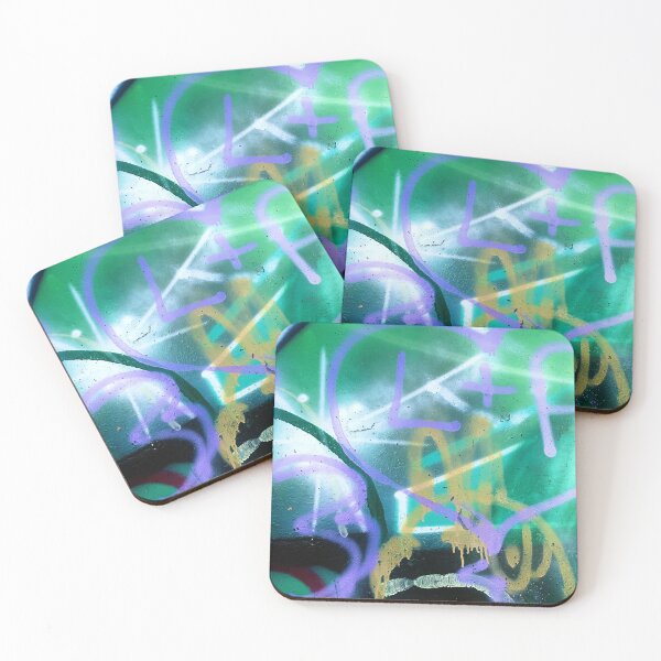 Item preview, Graffiti art abstract graffiti green and black designed and sold by Tropical Blood.