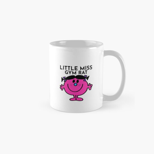 Custom Gym Mug for Women With Cartoon, Gym Rat Mug, Gym Gift for