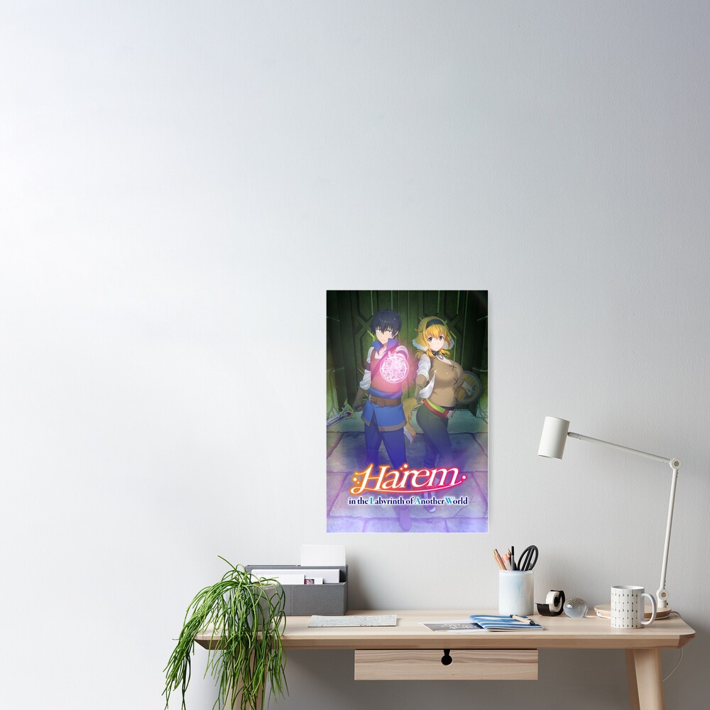 4k] Harem in the labyrinth of another world Poster for Sale by Nikhil  Mehra