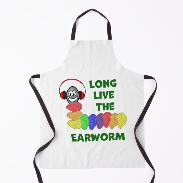Item preview, LONG LIVE THE EARWORM with Rainbow Ears designed and sold by AliCatOriginals.