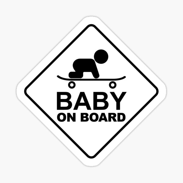 Baby On Board Skateboard Gifts & Merchandise for Sale