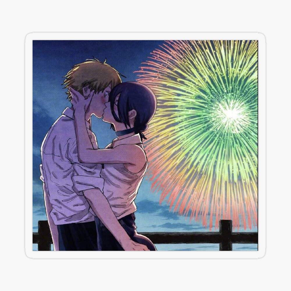 Fireworks kiss : r/ChainsawMan