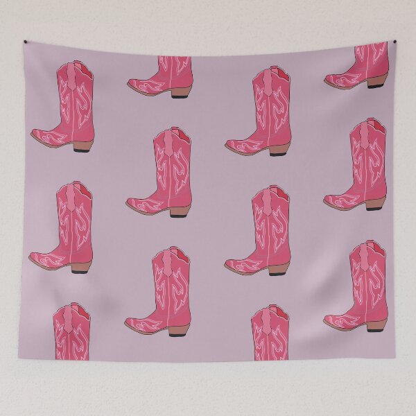 Item preview, Cowgirl Boots Pink designed and sold by Scrapbookpower.