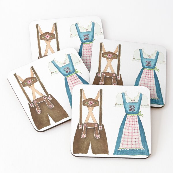 Item preview, Oktoberfest Lederhosen and Dirndl designed and sold by KimberlyShawArt.