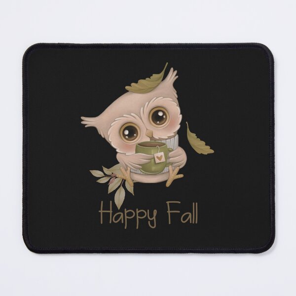 Item preview, Happy Fall Cute Owl designed and sold by HappyLifeCreate.