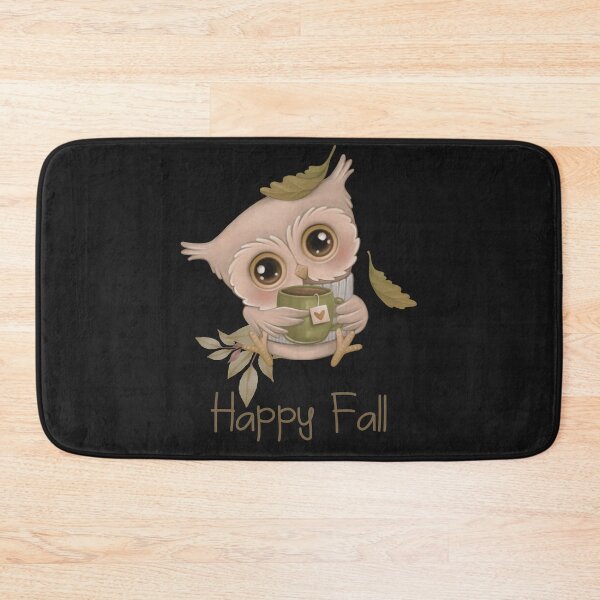 Item preview, Happy Fall Cute Owl designed and sold by HappyLifeCreate.