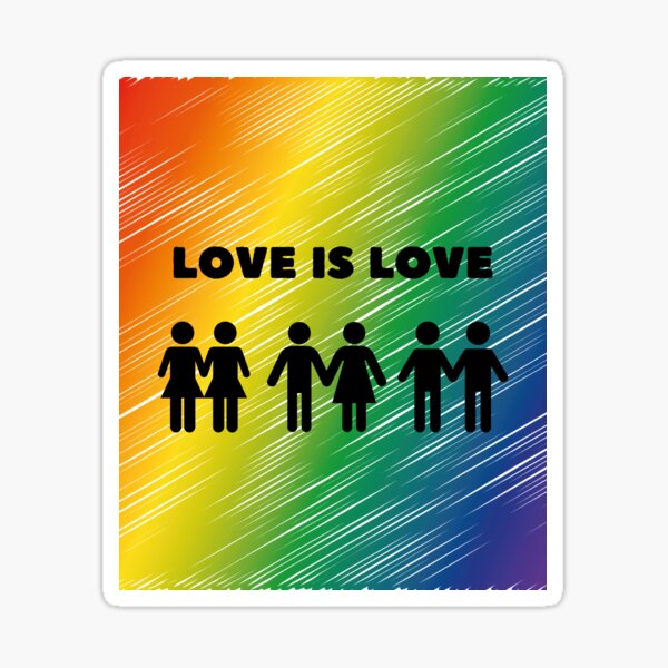 Love Is Love Gay Pride Month Lgbt Pansexual Rainbow Flag Sticker For Sale By Nikoshopx Redbubble 