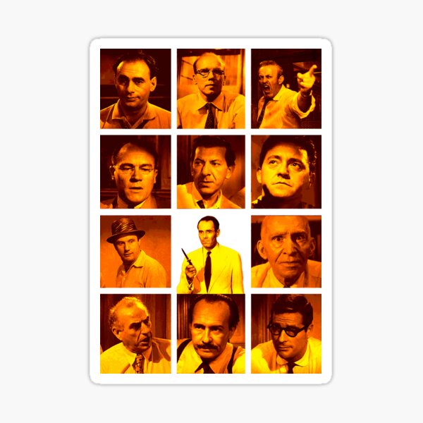 12 Angry Men Sticker