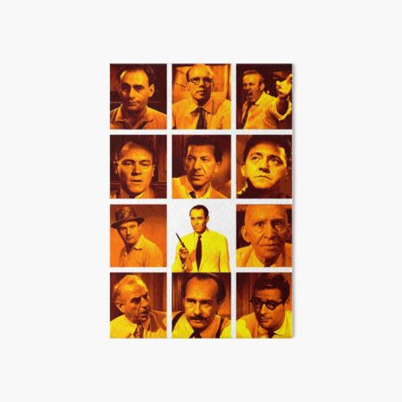 12 Angry Men Art Board Print