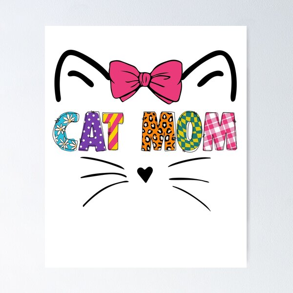Item preview, Cat Mom Kitty Face designed and sold by Bigfoot T-Shirt Co..