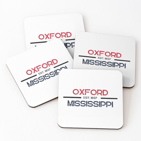 Item preview, Oxford Mississippi – Red & Navy Blue designed and sold by MagicalFun.