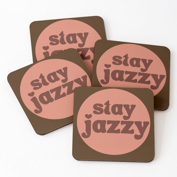 Item preview, Stay Jazzy Groovy Circle Badge designed and sold by Pink Ribbon.