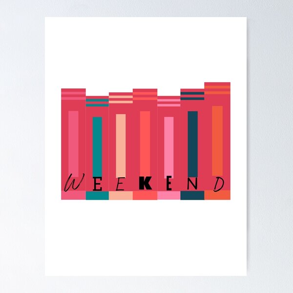 Item preview, Weekends are for reading - book lovers designed and sold by ThreadlyAndCo.