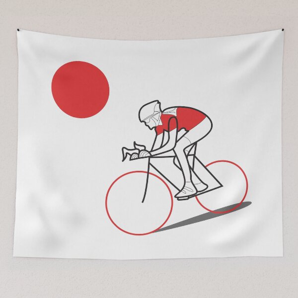 Item preview, My classic sport drawing about Cycling designed and sold by Blondiabshop.