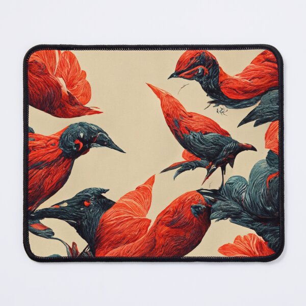 Item preview, Birds pattern wallpaper designed and sold by ontano.