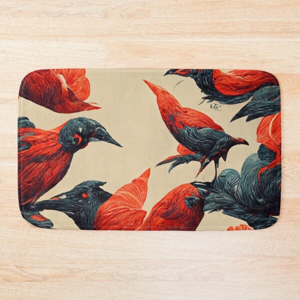 Item preview, Birds pattern wallpaper designed and sold by ontano.
