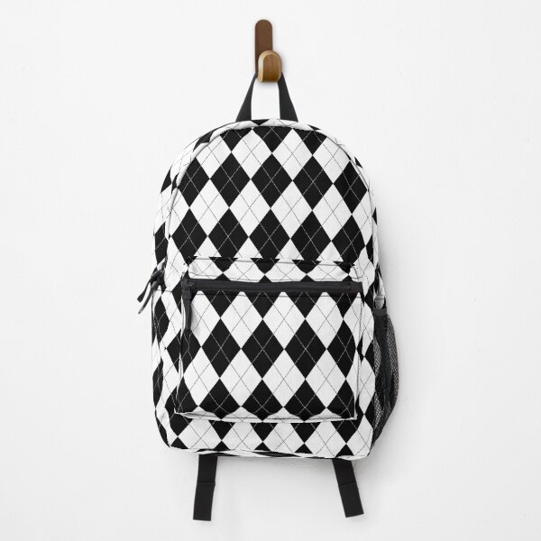 Item preview, Black and White Argyle Pattern designed and sold by ValeriesGallery.